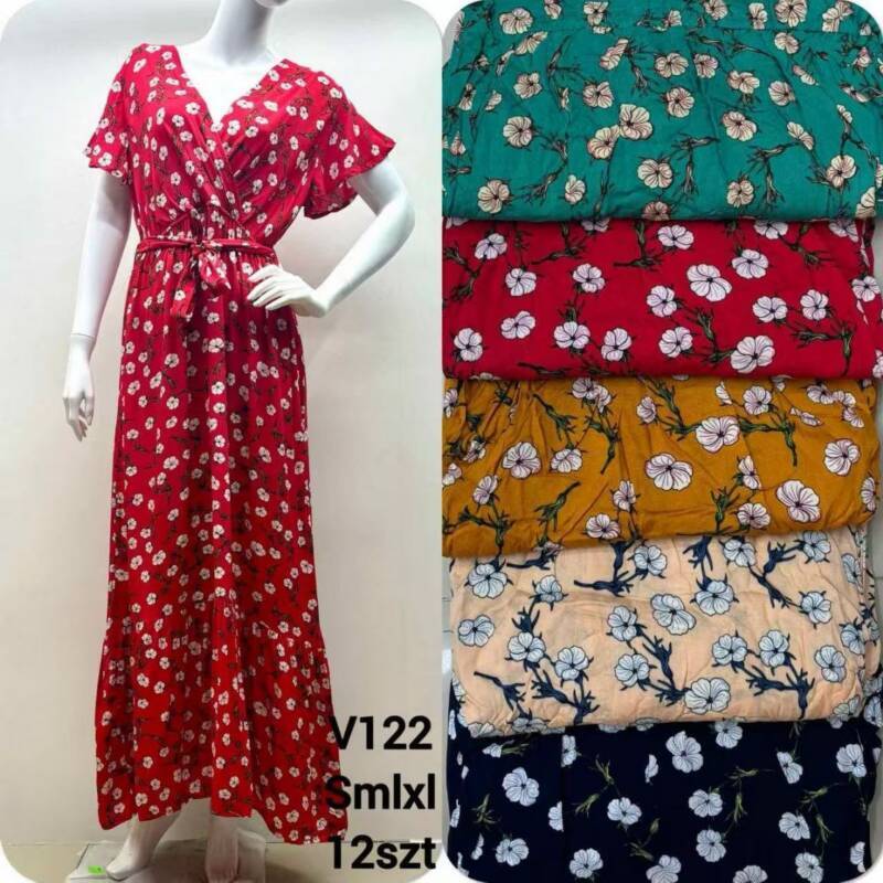 Sukienki damskie Roz S/M-L-XL, Mix Kolor .Paczka 12 szt